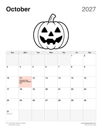 Preview: October 2027