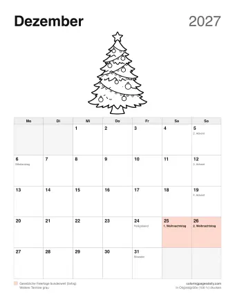 Vorschau: Dezember 2027