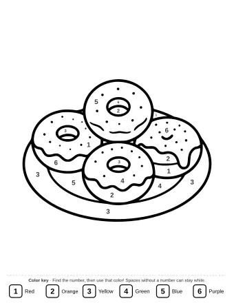 Four round Hanukkah doughnuts (sufganiyot) sitting on a large serving plate.